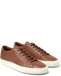 Baskets en cuir marron Common Projects