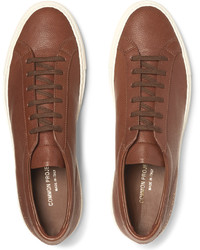 Baskets en cuir marron Common Projects