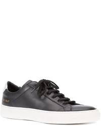 Baskets en cuir noires Common Projects