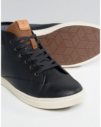 Baskets en cuir noires Aldo