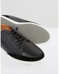 Baskets en cuir noires Aldo