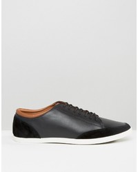 Baskets en cuir noires Aldo