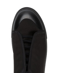 Baskets en cuir noires Alexander McQueen