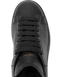 Baskets en cuir noires Alexander McQueen