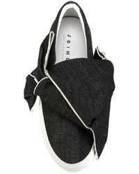 Baskets en cuir noires Joshua Sanders