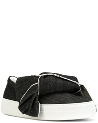 Baskets en cuir noires Joshua Sanders