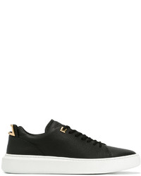 Baskets en cuir noires Buscemi