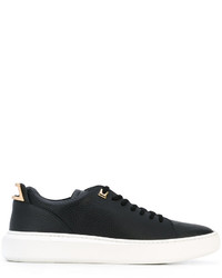 Baskets en cuir noires Buscemi