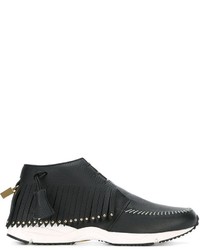 Baskets en cuir noires Buscemi