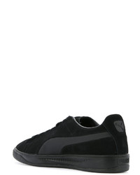 Baskets en cuir noires Puma