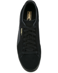 Baskets en cuir noires Puma