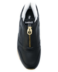 Baskets en cuir noires Reebok