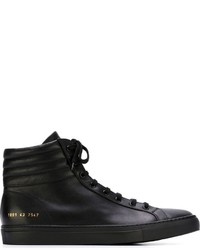 Baskets en cuir noires Common Projects