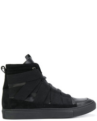 Baskets en cuir noires Damir Doma