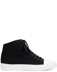 Baskets en cuir noires Damir Doma