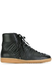 Baskets en cuir noires Damir Doma