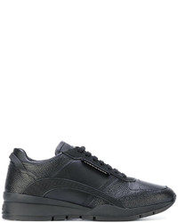 Baskets en cuir noires DSQUARED2