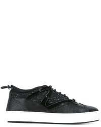 Baskets en cuir noires DSQUARED2