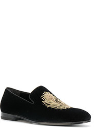 Baskets en cuir noires Alexander McQueen