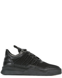 Baskets en cuir noires Filling Pieces