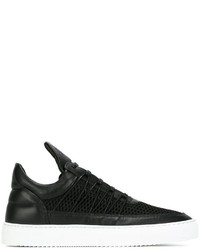 Baskets en cuir noires Filling Pieces