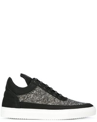 Baskets en cuir noires Filling Pieces