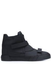 Baskets en cuir noires Giuseppe Zanotti Design