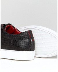 Baskets en cuir noires Hugo Boss