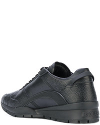 Baskets en cuir noires DSQUARED2