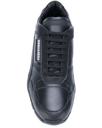 Baskets en cuir noires DSQUARED2