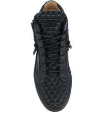 Baskets en cuir noires Giuseppe Zanotti Design