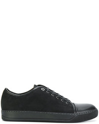 Baskets en cuir noires Lanvin