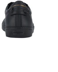 Baskets en cuir noires Givenchy