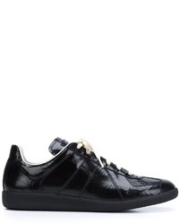 Baskets en cuir noires Maison Margiela