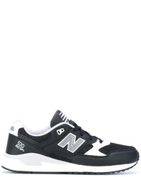 Baskets en cuir noires New Balance