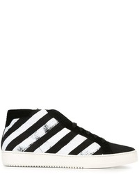 Baskets en cuir noires Off-White