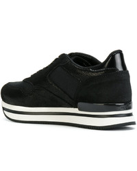 Baskets en cuir noires Hogan