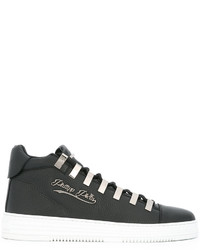 Baskets en cuir noires Philipp Plein