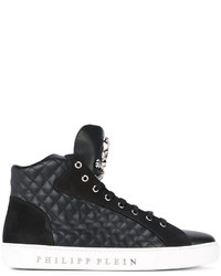 Baskets en cuir noires Philipp Plein