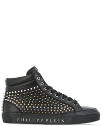 Baskets en cuir noires Philipp Plein