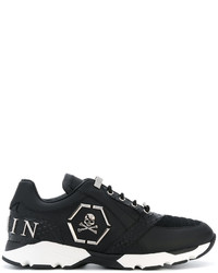 Baskets en cuir noires Philipp Plein