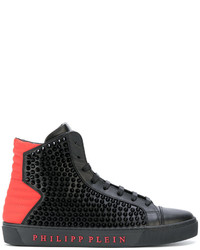 Baskets en cuir noires Philipp Plein