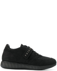 Baskets en cuir noires Philipp Plein