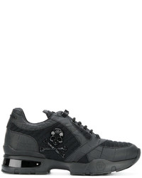 Baskets en cuir noires Philipp Plein