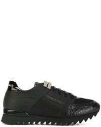 Baskets en cuir noires Philipp Plein