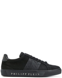 Baskets en cuir noires Philipp Plein