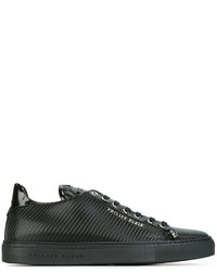 Baskets en cuir noires Philipp Plein