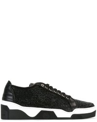 Baskets en cuir noires Philipp Plein