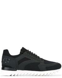 Baskets en cuir noires Philipp Plein