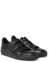 Baskets en cuir noires Raf Simons